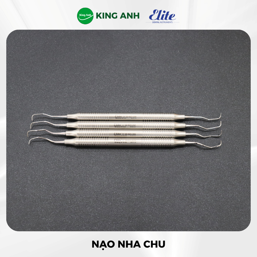 Bộ nạo túi nha chu 4 cây Elite Singapore